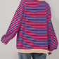 🎁 Hot Sale 49% OFF 🔥Women's Oversized Striped Long Sleeve Pullover
