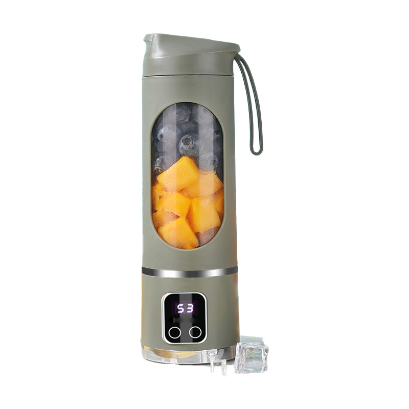 🔥 Portable Cordless Juicer – Rechargeable 50W Blender with Smart Display – Ideal for Smoothies, Shakes & On-the-Go Fresh Juice 🥤🍓