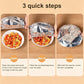 🏆 Last Day Special Price £6.99!!🍽️Reusable Aluminum Foil Thermal Food Cover — Heat-Retaining, Washable & Freshness-Preserving Kitchen Essential