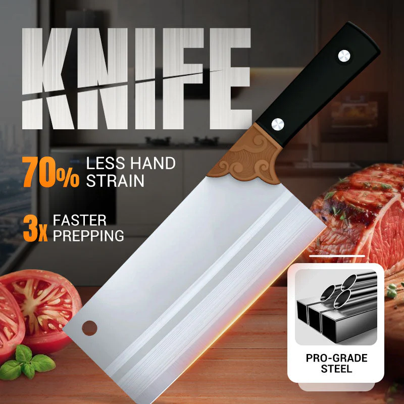 🔥Hot Sale  60% OFF! 🔪🌟🍳Forged Sharp and Durable Kitchen Knife✂️🥩