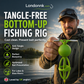 Tangle-Free Bottom-Up Feeder Basket Fishing System