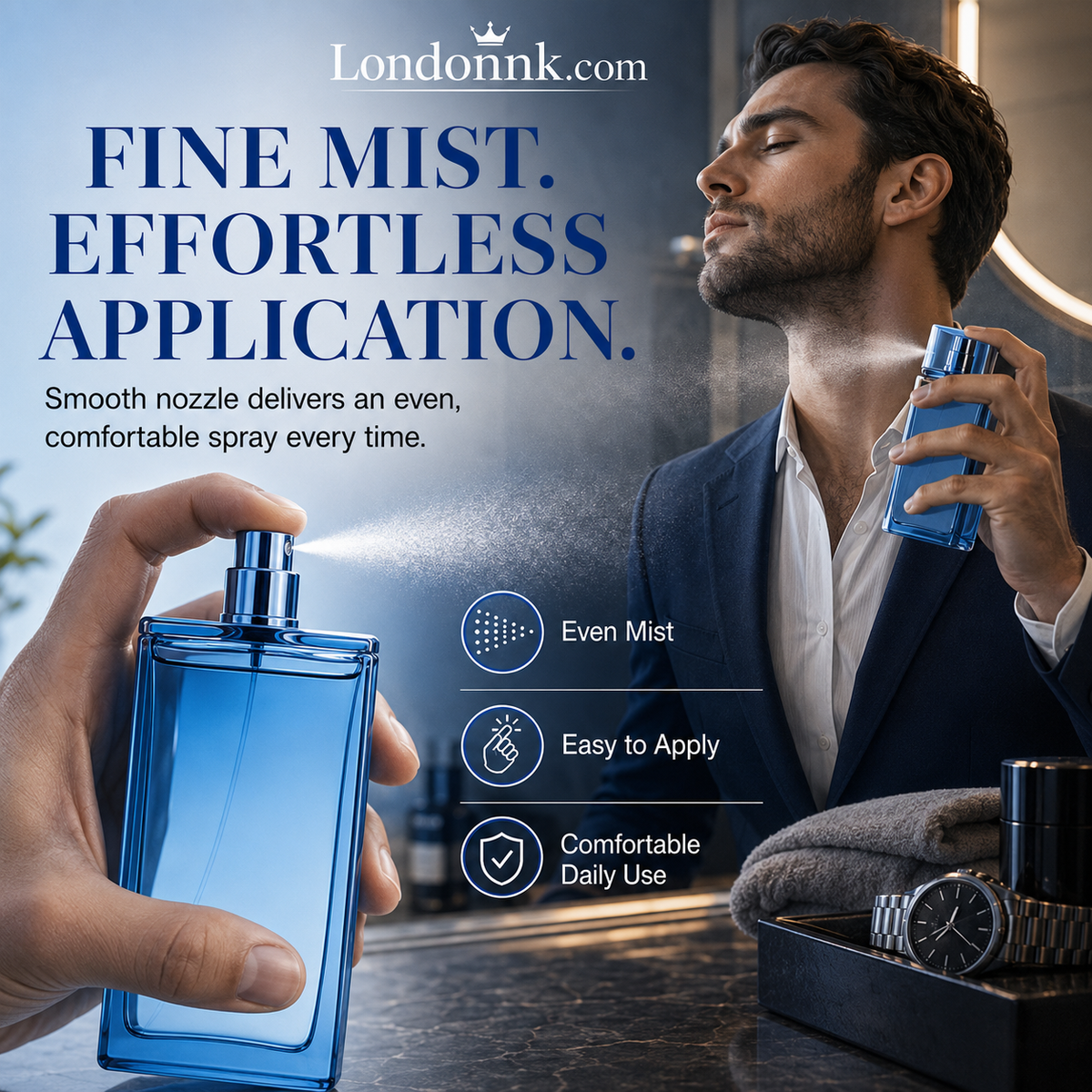 💗LAST DAY SALE 50% OFF⚡50K+ SOLD💕Eau de Parfum for Men 90 ml | Long Lasting Fresh Citrus & Aquatic Perfume Spray | Arabic Luxury Fragrance for Him | Best Men’s Perfume Gift | Everyday Wear Masculine Scent