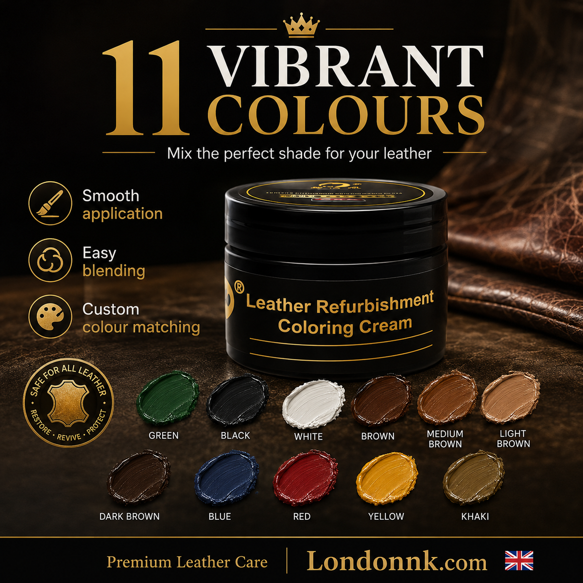 ✨Limited Time 50% Off！One product repairs all your leather goods！Leather Paint Kit