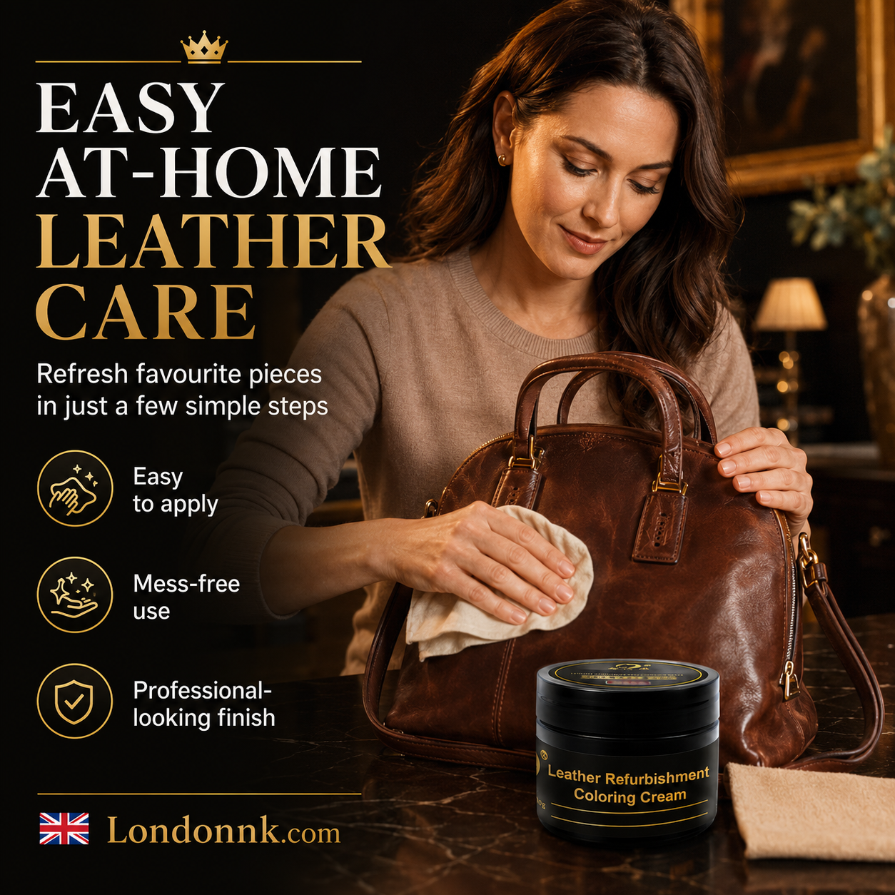 ✨Limited Time 50% Off！One product repairs all your leather goods！Leather Paint Kit