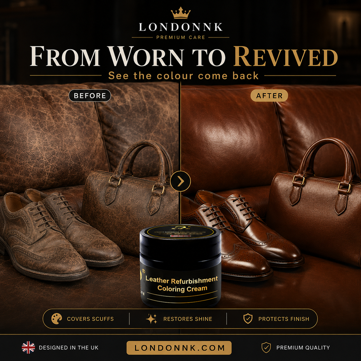 ✨Limited Time 50% Off！One product repairs all your leather goods！Leather Paint Kit