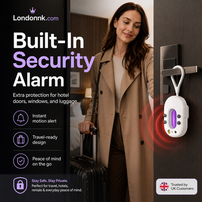 🥳2026 HOT SALE🥳💞50K+ SOLD!📡🔍 30% OFF! Smart Infrared Camera Detector – Finds hidden pinhole lenses instantly. LED flashlight & door alarm – travel with privacy & peace of mind! 🏨✨