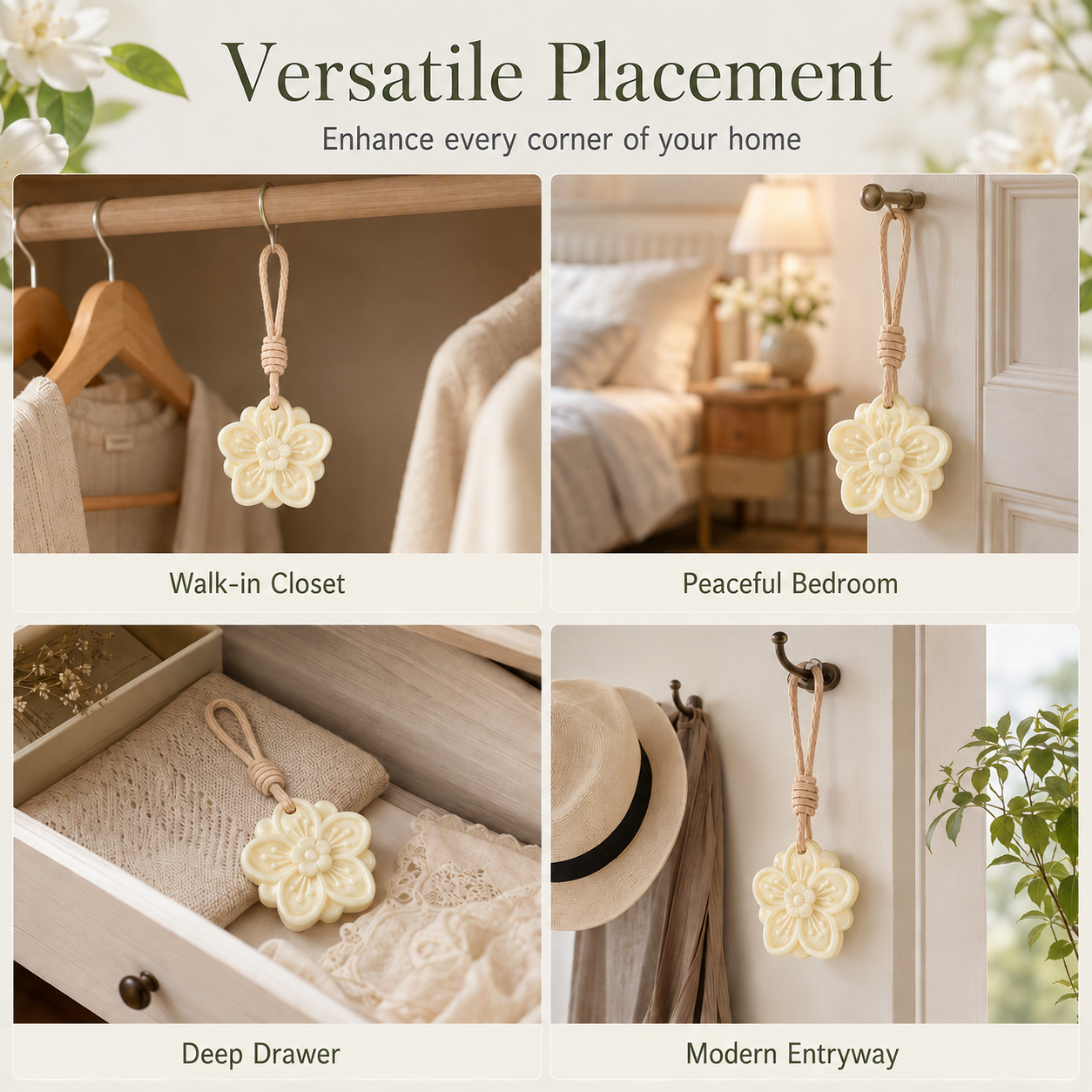 Hanging Gardenia Scented Wax Block 🌸