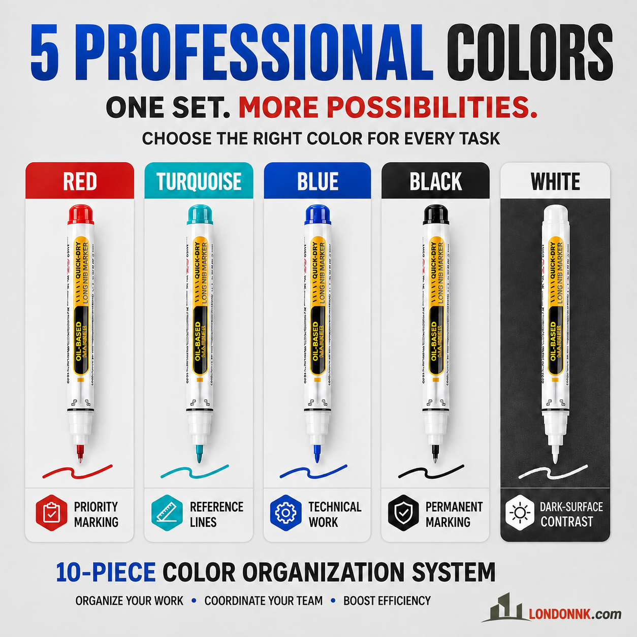 🎅Christmas HOT SALE💞50K+ SOLD!✨Precision Tip Quick-Dry Oil-Based Marker Pen