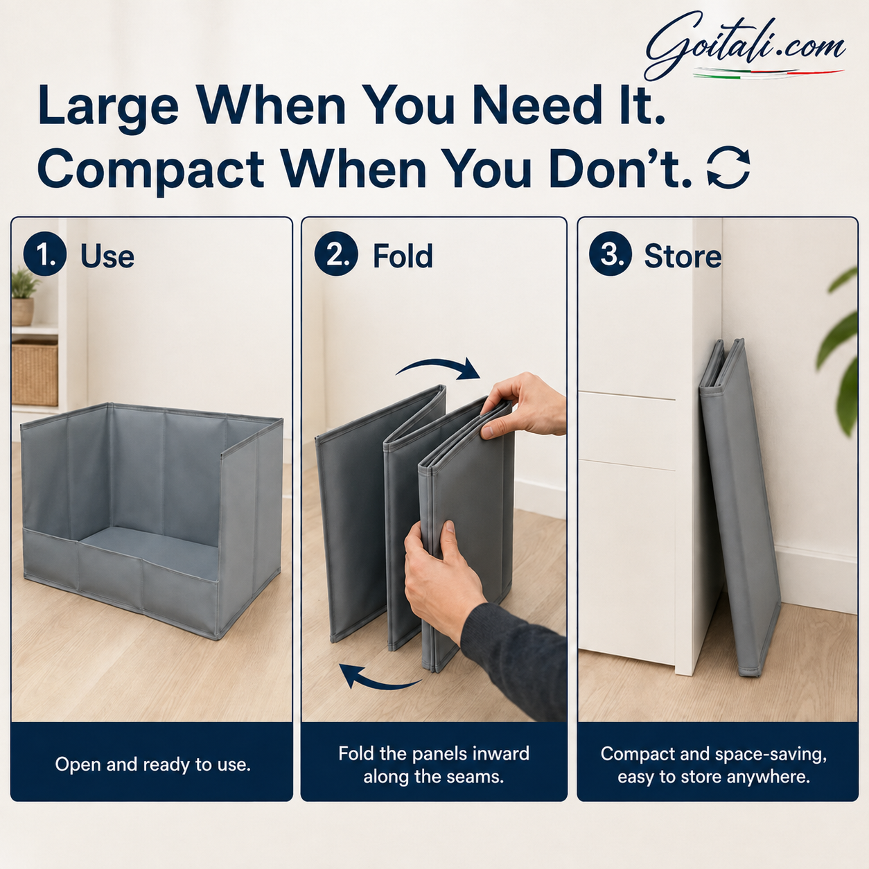 3-Wall Anti-Splash Dog Toilet – Protects Floors & Walls, Foldable, Space-Saving ✨
