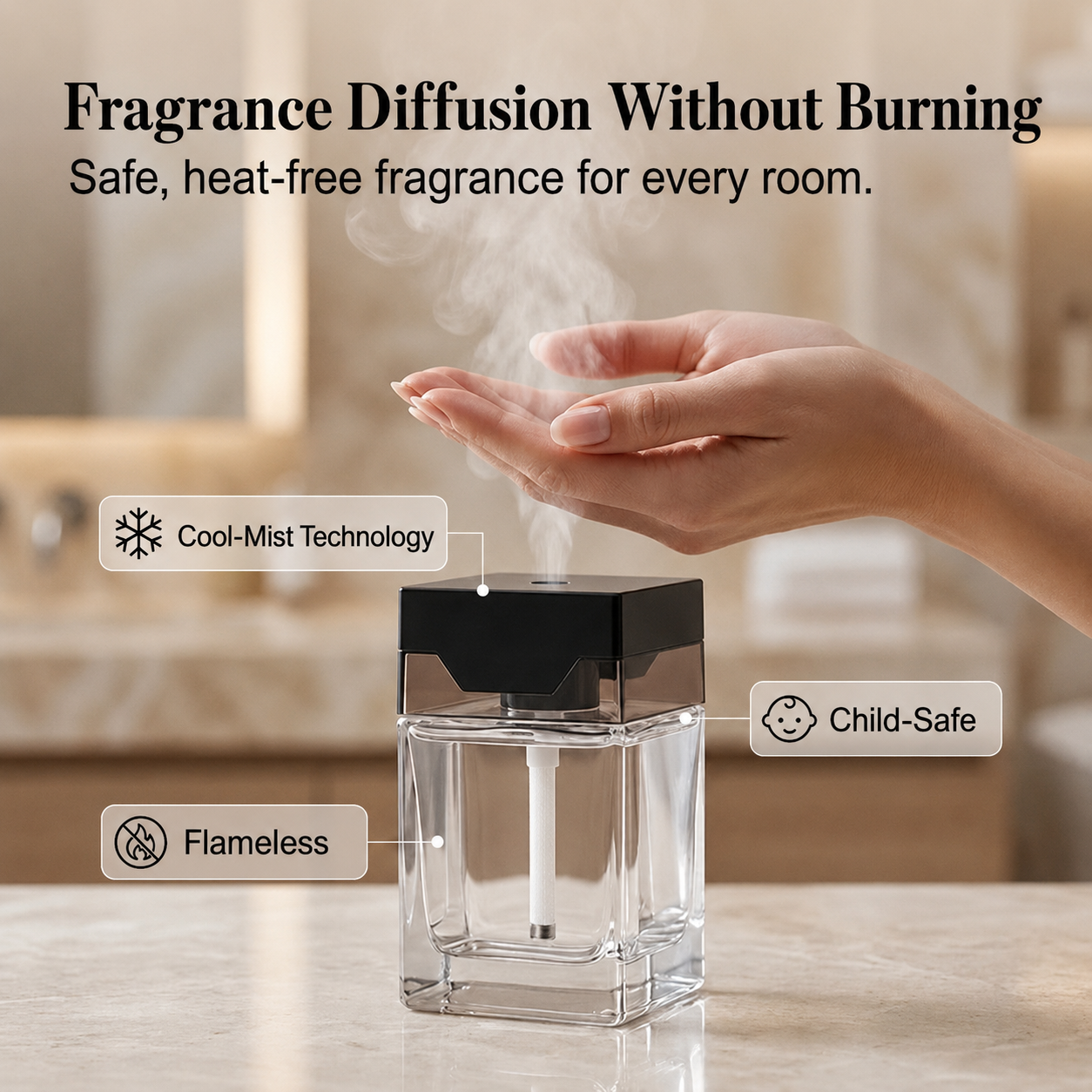 🔥 50% OFF on selected products🎉Flameless Essential Oil Diffuser with Long-Lasting Scent