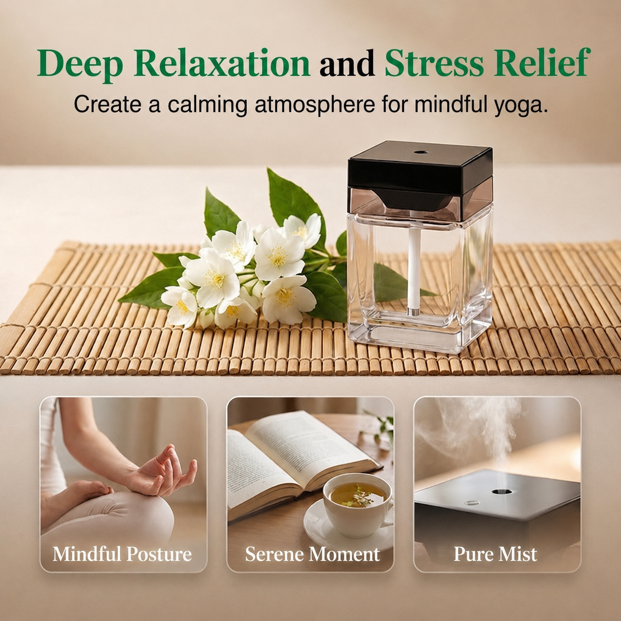 🔥 50% OFF on selected products🎉Flameless Essential Oil Diffuser with Long-Lasting Scent