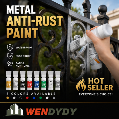✨New Arrival✨🖌️🏠Water-Based Metallic Silver Paint with Built-in Brush💥👍