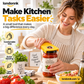 🥳HOT SALE🥳💞50K+ SOLD! Multi-Opener! Opens 6 lid types, non-slip & easy grip. Effortless opening – grab yours! ✅