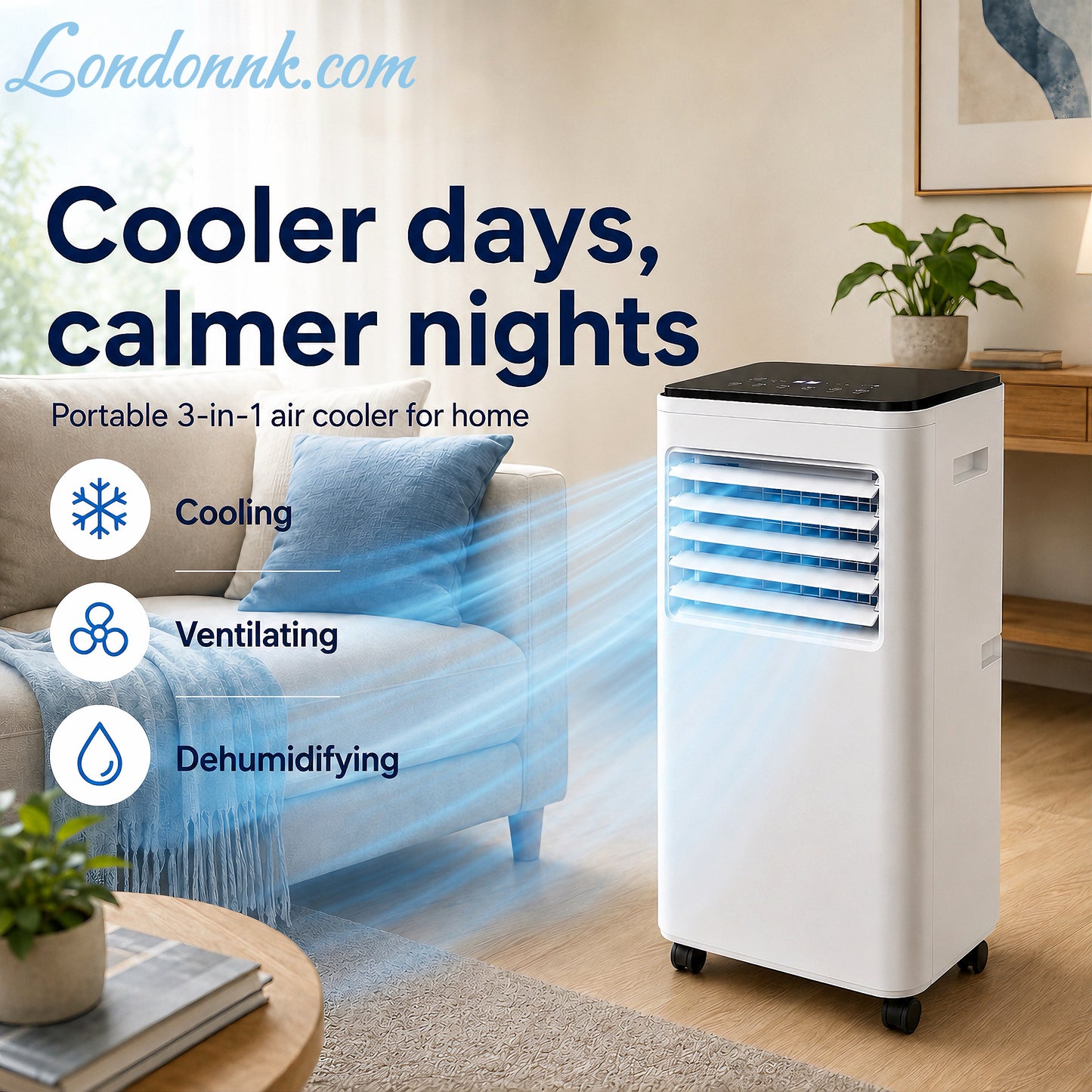 🌬️Portable 3-in-1 Quiet Fan Air Conditioner✅Factory Direct Sales⌛Limited Quantity💥Best Price