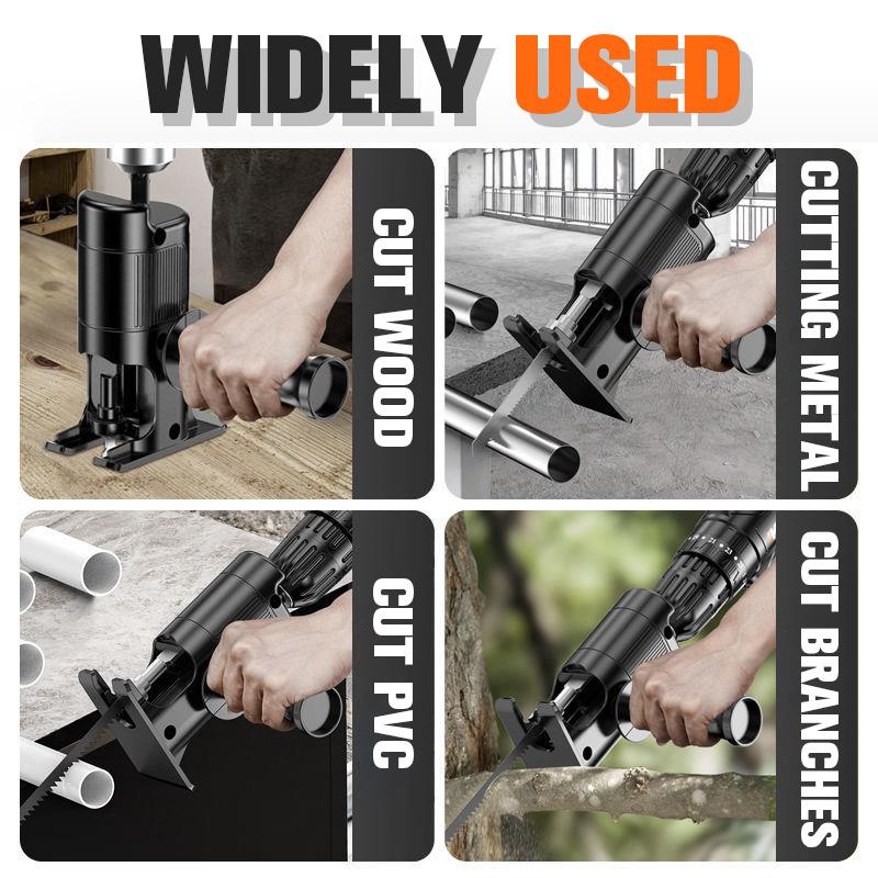 🥳HOT SALE🥳💞49K+ SOLD! Saw Adapter – From £9.99! Turns drill into cutter, multi-material & easy install. Versatile tool – grab yours! ✅