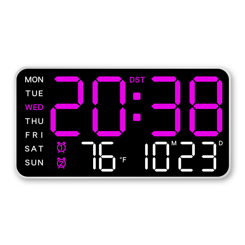 📢📢50% OFF !! ⏰Multifunctional decorative LED digital wall clock，The limitless digital clock for the modern UK home