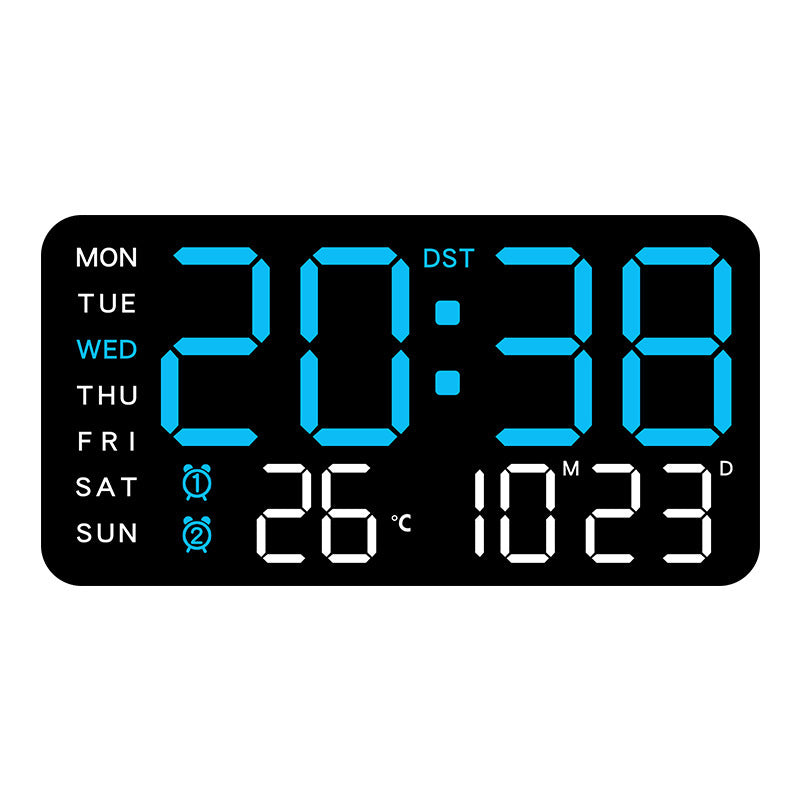 📢📢50% OFF !! ⏰Multifunctional decorative LED digital wall clock，The limitless digital clock for the modern UK home