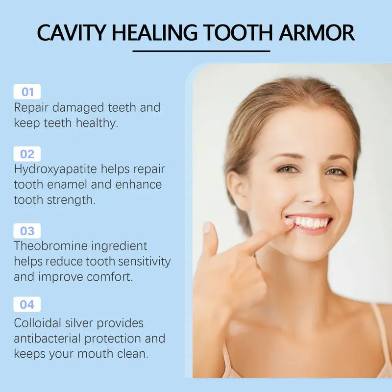 📢📢50 %  OFF !! ⏰Fluoride-Free Hydroxyapatite Tooth Armor Drops & Enamel Repair, Whitening & Fresh Breath