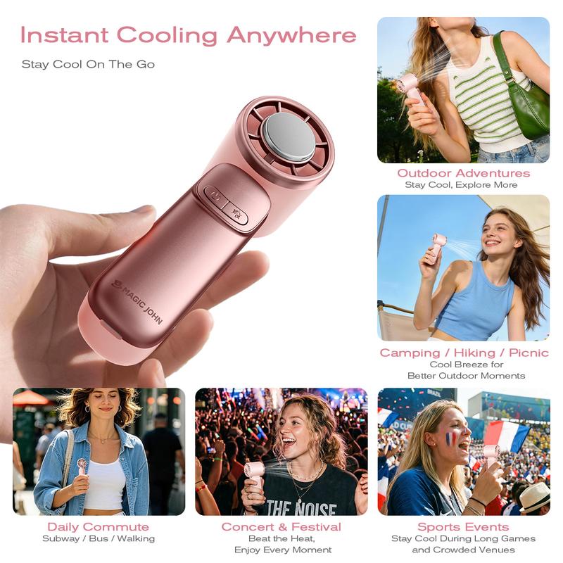 🌬️LAST DAY 60% OFF‼️ 💥Portable Mini Hand Fan❄️Semiconductor Cooling🌬️199 Adjustable Speeds📟LED Digital Display USB Recharge Pocket Cold Fan