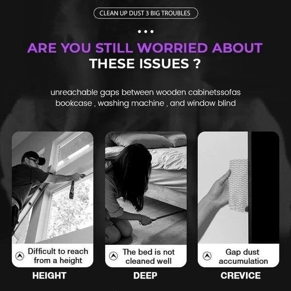 🔥Last day special 🔥Retractable Gap Dust Cleaner⚡