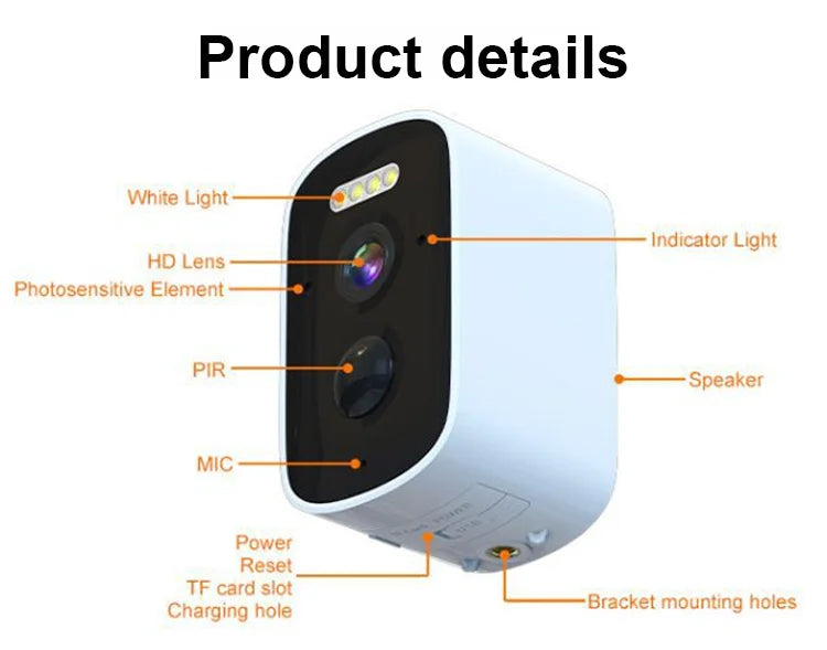 🔥Clearance sale 60% off🔥HD Wireless Night Vision Camera ✨– Intelligent Security Around The Clock!🌞
