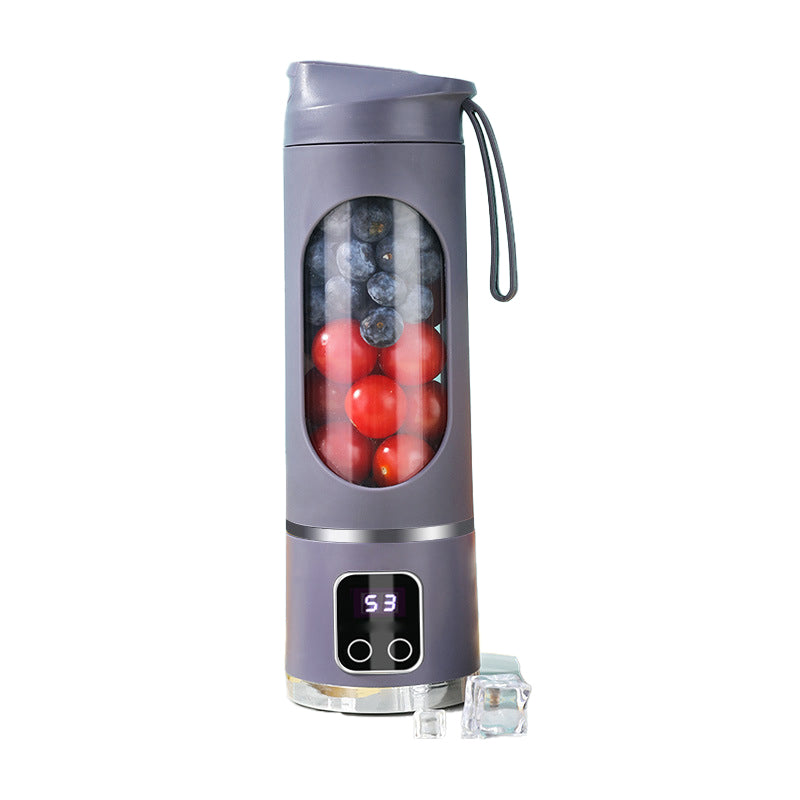 🔥 Portable Cordless Juicer – Rechargeable 50W Blender with Smart Display – Ideal for Smoothies, Shakes & On-the-Go Fresh Juice 🥤🍓