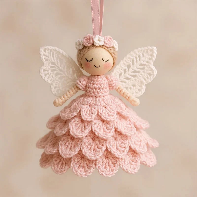 ⚡🔥Early Chrismas Sale 50% Off🎄Crochet your own angel - complete craft kit