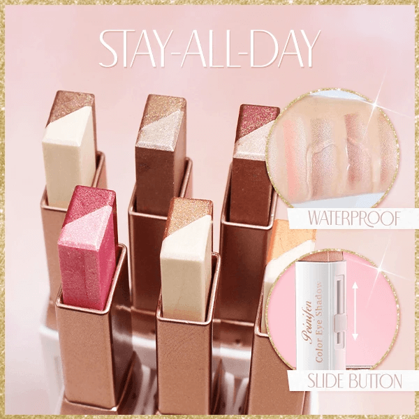 ⏳LAST DAY BUY 1 GET 1 FREE!!✨Two Color Pearlescent & Matte Highlighter Eyeshadow Stick🔥