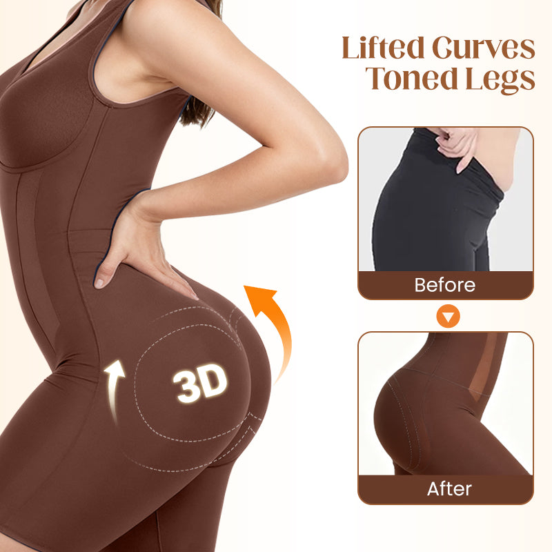 ⏳Time-limited Special⏰Tummy Tuck & Hip Lift Traceless One-piece Shapewear