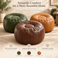 🥳2026 BESTSELLER🔥 Round Storage Ottoman – Intricate Floral Embroidery, Hidden Compartment – Comfortable Extra Seating – Premium Durable Material! 🛡️💨