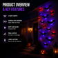 🎃FLASH SALE🎃 3D Bat Decor Stickers Set – 48–128PCS, Reusable, Easy Apply & Remove – Spooky Halloween Vibes! 🦇✨