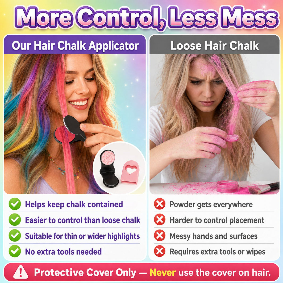 🎁2026 New Arrivals 50% OFF💥12-Color Temporary Hair Chalk Applicator Set