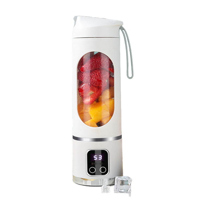 🔥 Portable Cordless Juicer – Rechargeable 50W Blender with Smart Display – Ideal for Smoothies, Shakes & On-the-Go Fresh Juice 🥤🍓