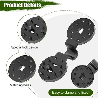 🌞 Stretch, Slide & Secure Your Shade Cloth Instantly  Heavy-Duty Shade Cloth Clips – Smooth, Fast & Reliable