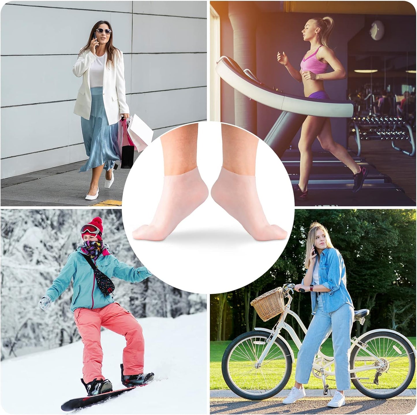 🥳2026 HOT SALE🥳💞50K+ SOLD!🦶✨ 50% OFF! Moisturizing Foot Mask Socks – Silicone gel locks in moisture, releases plant oils. Softens cracks & rough skin – wear with shoes for all‑day care! 🌿🧦
