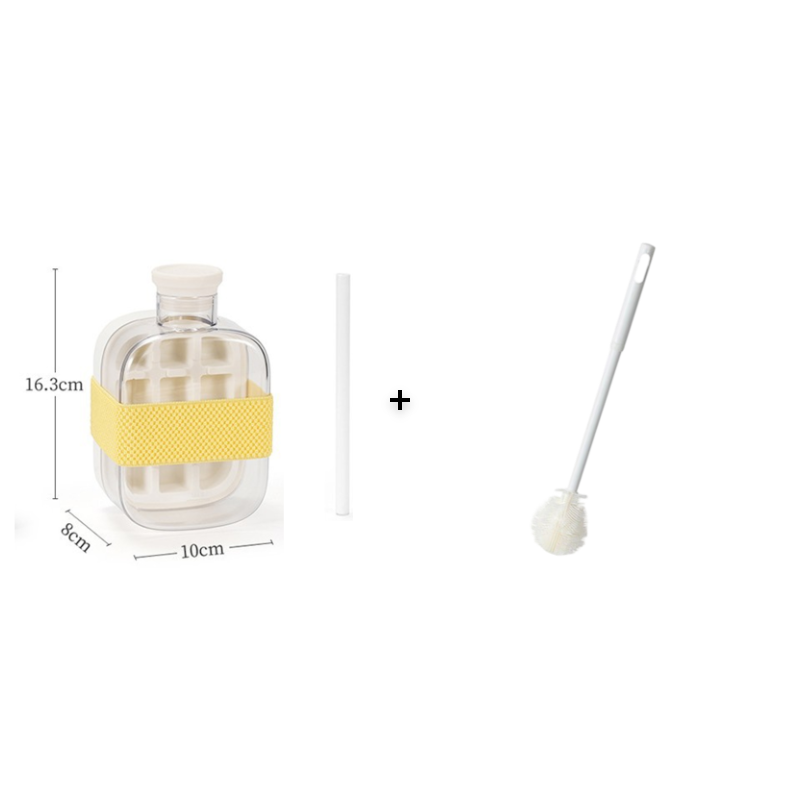 ❄️2-in-1 Ice Cube Maker Water Bottle Built-In Ice Tray, Food-Grade Silicone, Bpa-Free. Make Ice & Store Water In One Bottle – Ideal For Gym, Office & Travel! 🏋️‍♂️💼✈️