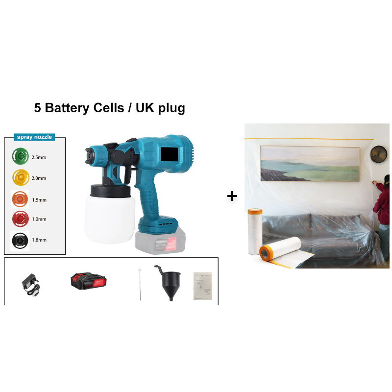 🔥🔥 50% off + free shipping! 💥 🎨 Cordless electric paint sprayer – Fast, clean, and efficient