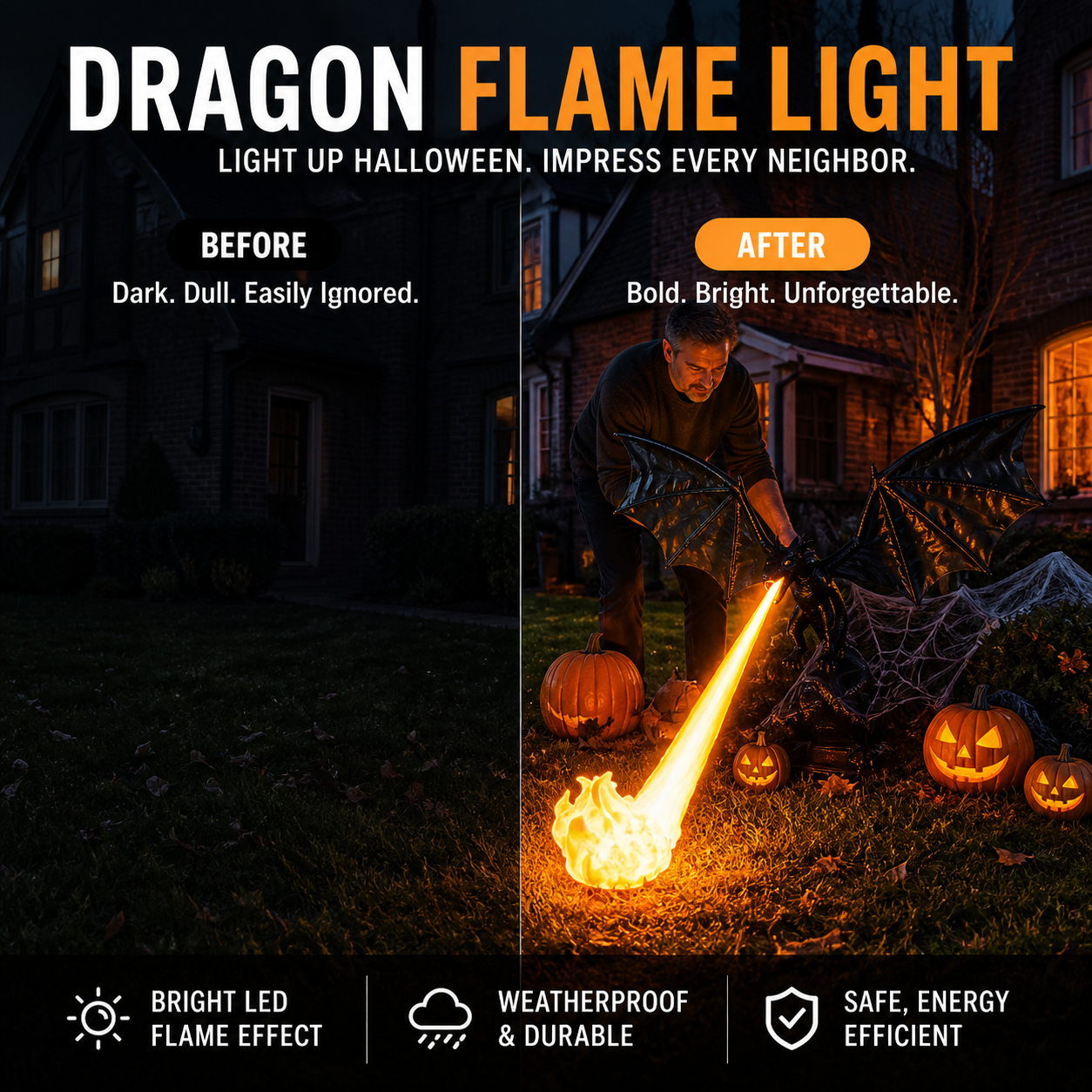 🥳HOT SALE🥳💞10K+ SOLD! Dragon Bookend – From £22.99! PLA silk flame, wedge design & unique decor. Fantasy gift – grab yours! ✅