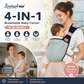 🎉 2026 Sale — Over 30,000 Sold! 👶 4-in-1 Breathable Baby Carrier – 0-36 Months, Front/Back/Facing In/Out – Hands-Free Comfort for Parent & Baby! ✨