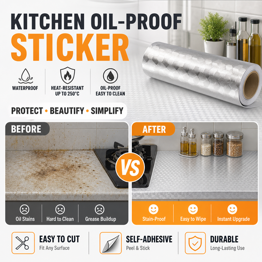 🥳HOT SALE🥳💞49K+ SOLD! Kitchen Sticker – From £5.99! Waterproof, oil-resistant & easy cut. Protect & style – grab yours! ✅