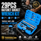 🥳HOT SALE🥳💞50K+ SOLD! Ratchet Wrench Kit – From £39.99! 29PCS, chrome-vanadium & storage case. Repair anything – grab yours! ✅