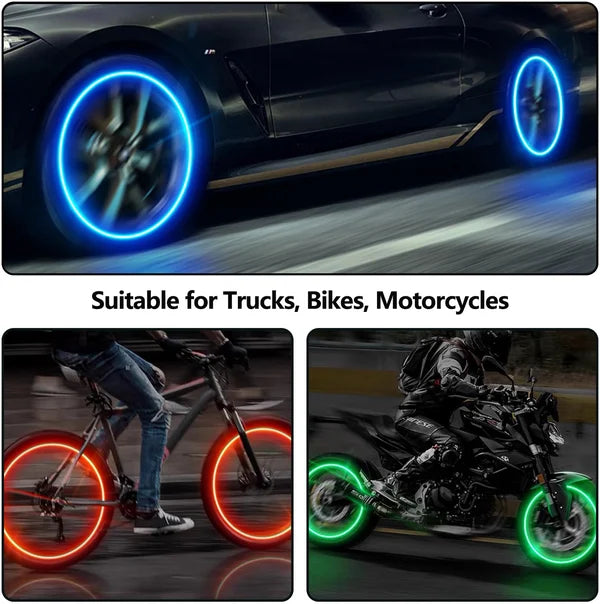 Luminous Night Rider Valve Covers(Tire valve cap)