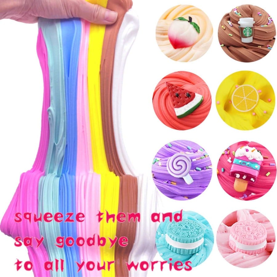 ⏰Christmas Sale 70% OFF!!🎁Super Clay Slime DIY Soft & Squishy Clay Scented Slime Sensory Clay