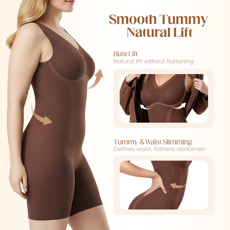 ⏳Time-limited Special⏰Tummy Tuck & Hip Lift Traceless One-piece Shapewear