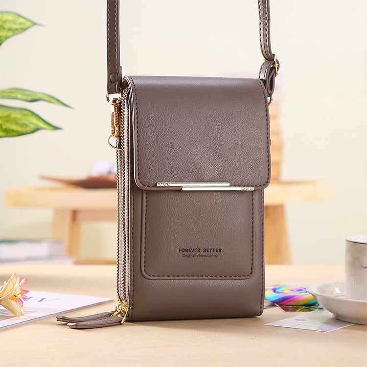 🏆Last Day Promotion：ONLY ￡13.99!!👜📱 Simple and elegant women's touchscreen crossbody phone wallet