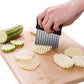 🥳2026 HOT SALE🥳💞50K+ SOLD! 🔥🥔 BUY 2 GET 1 FREE! Wave Potato Cutter – Stainless steel blade, crinkle & waffle cuts. No batteries needed – perfect for chips, veggies & garnishes! 🔪✨