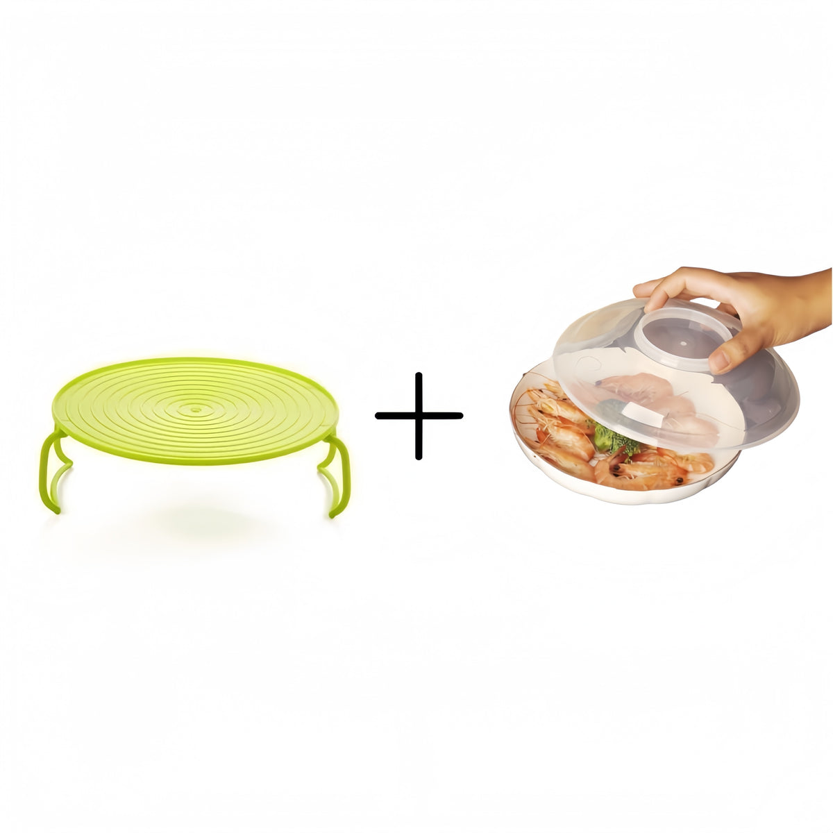 🥳2026 HOT SALE🥳💞50K+ SOLD! ⏱️🔥 50% OFF! Microwave Folding Tray – Create 2 layers, heat 2 dishes at once – save time & energy! Food‑grade silicone, heat‑resistant up to 480°F. From £6.99 – buy more, save more! 🍱✨