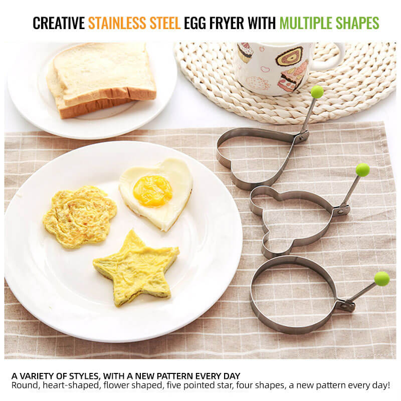 🔥Stainless Steel Fried Egg Molds（5 PCS）