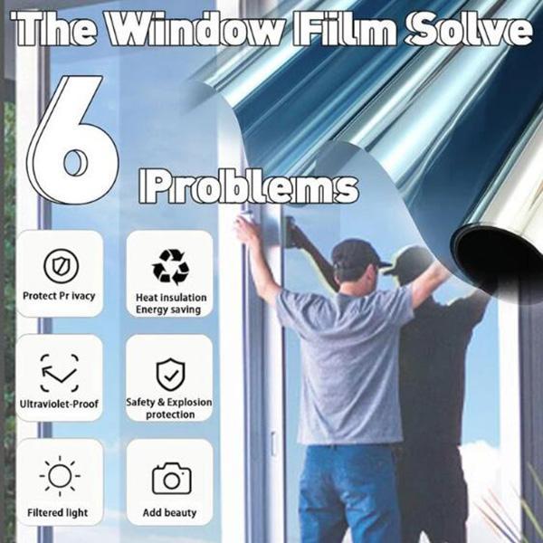 🪟 49% OFF NOW! 🔒 Window Peeping Proof Sticker – One-Way Privacy, UV Protection & Easy Application 🏠
