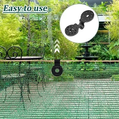 🌞 Stretch, Slide & Secure Your Shade Cloth Instantly  Heavy-Duty Shade Cloth Clips – Smooth, Fast & Reliable
